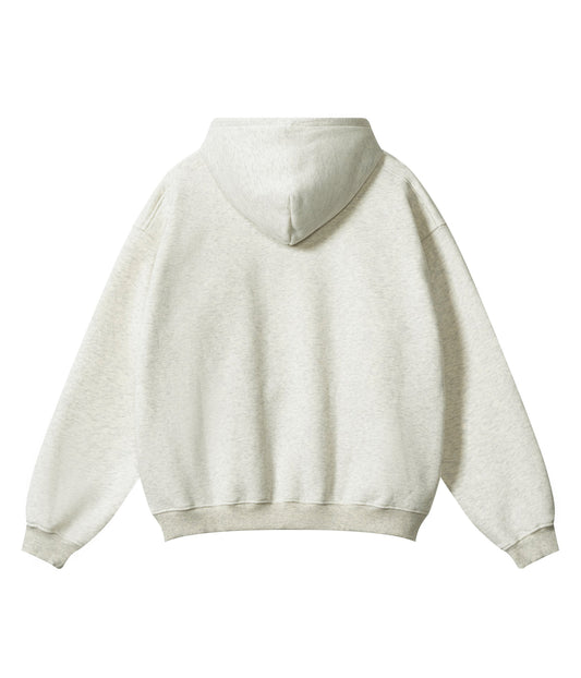 BEIGE HEATHER HOODIE