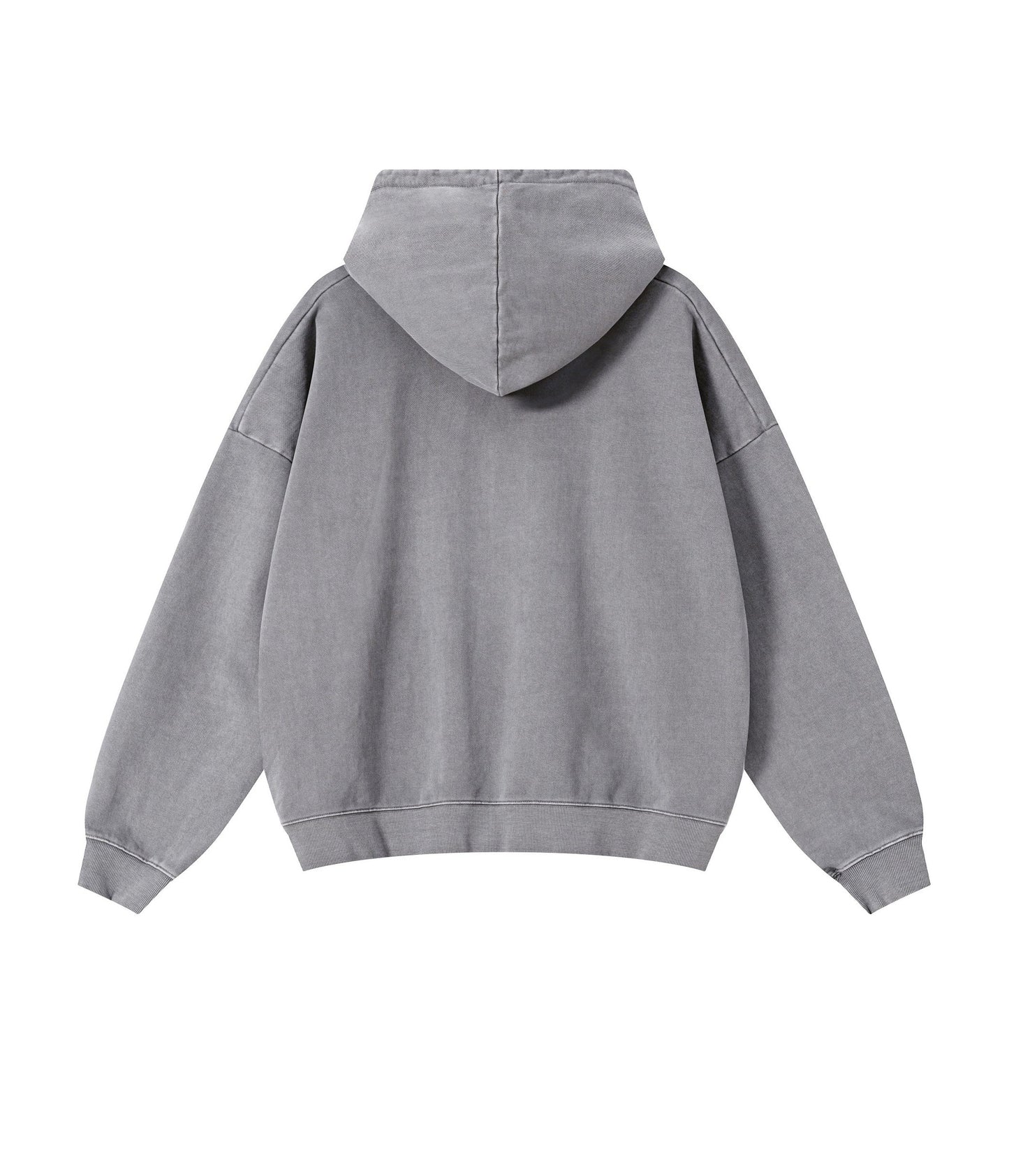 STONE VINTAGE WASH ZIP HOODIE