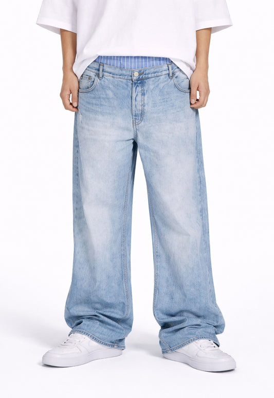 CONTRAST BOXER DENIM