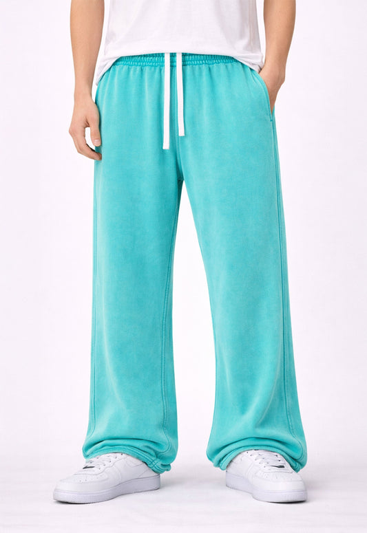 AQUA OVER-DYE SWEATPANTS