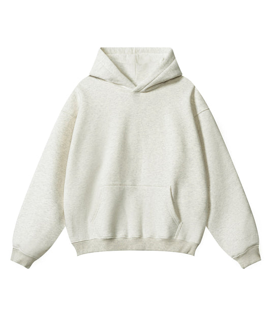 BEIGE HEATHER HOODIE