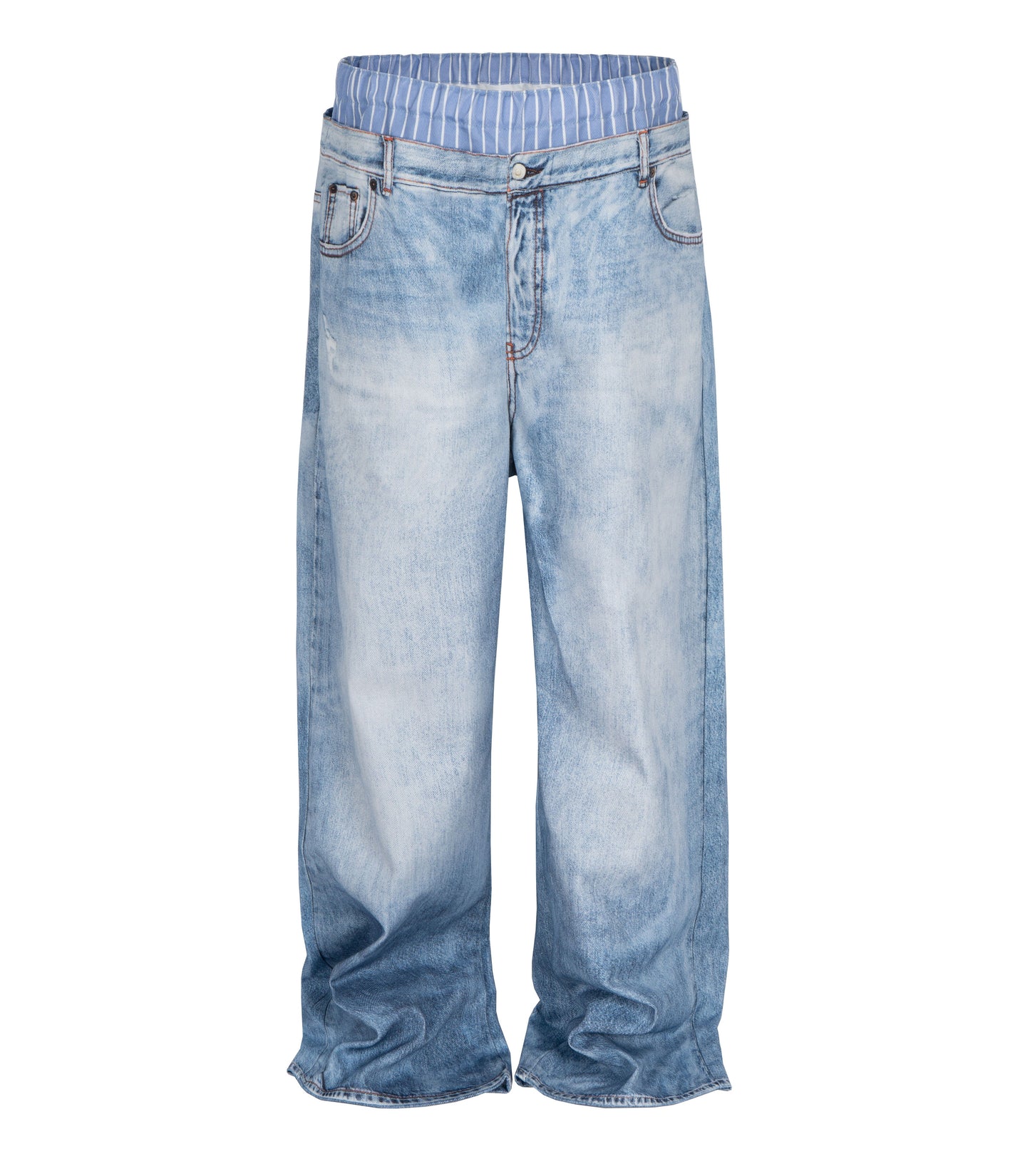 CONTRAST BOXER DENIM