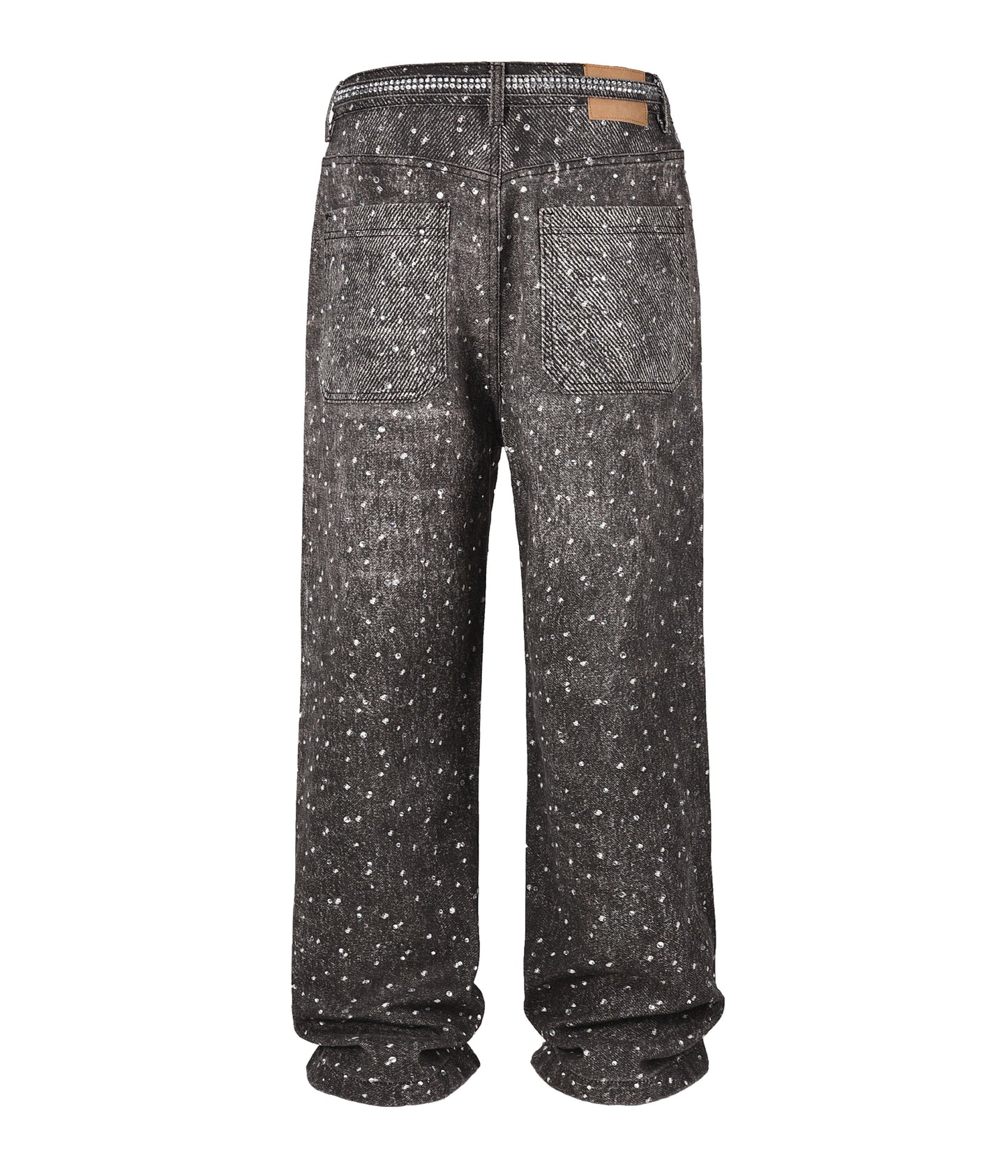 NOIR RHINESTONE DENIM (UNISEX)