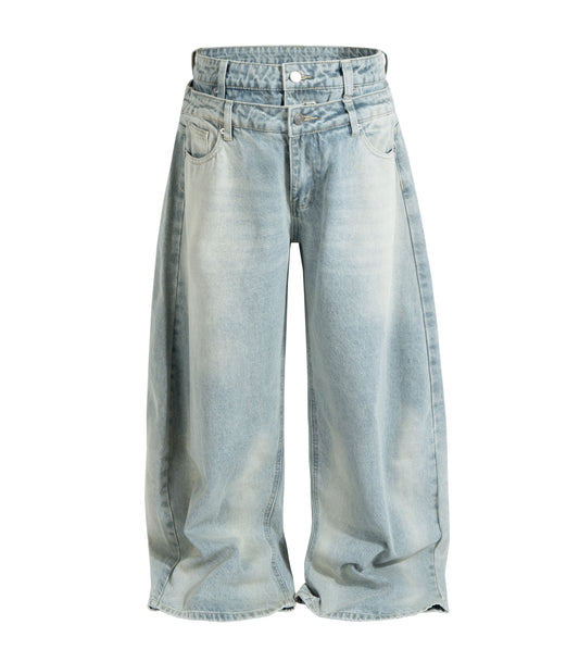 STONE DOUBLE DENIM