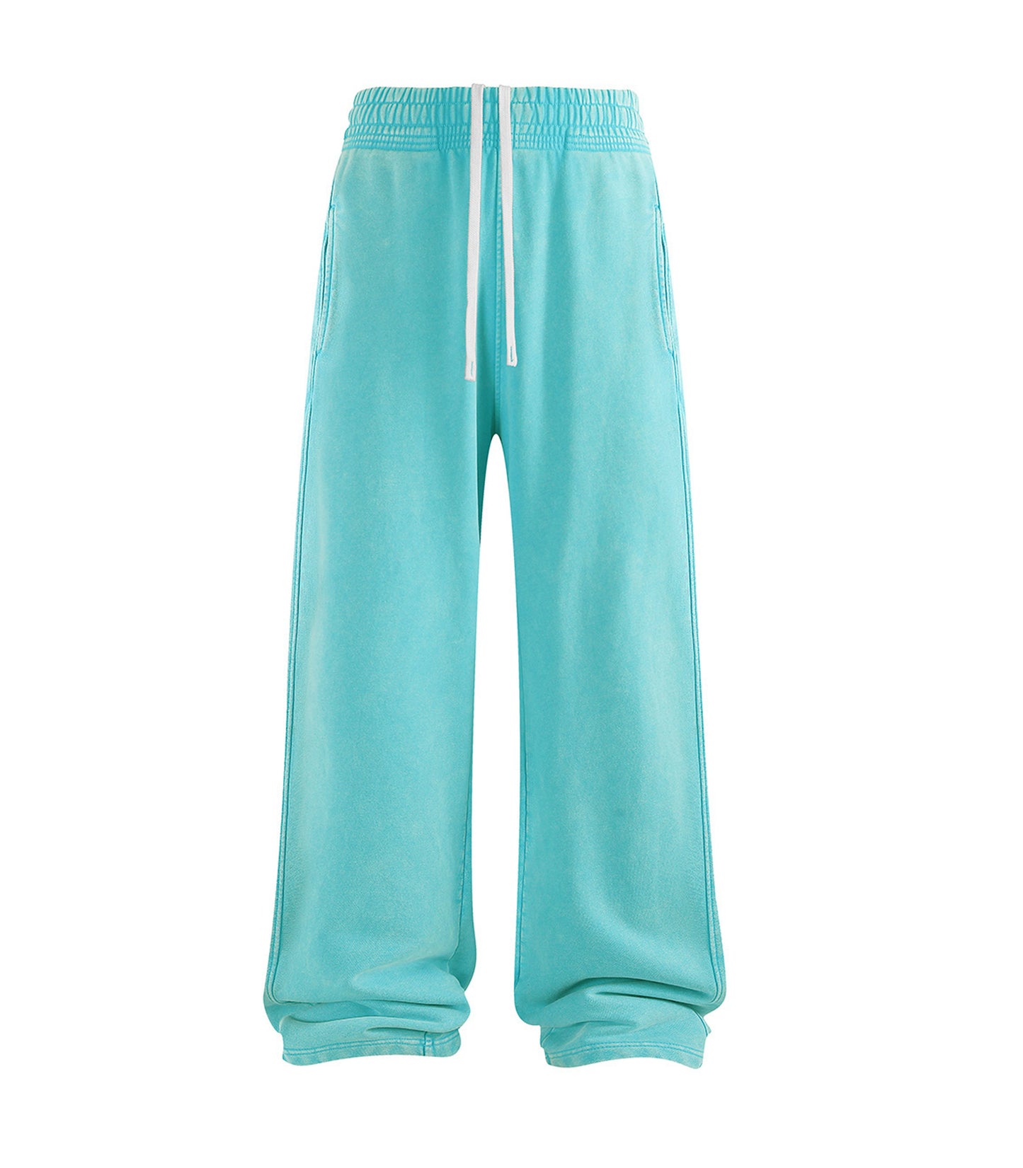 AQUA OVER-DYE SWEATPANTS