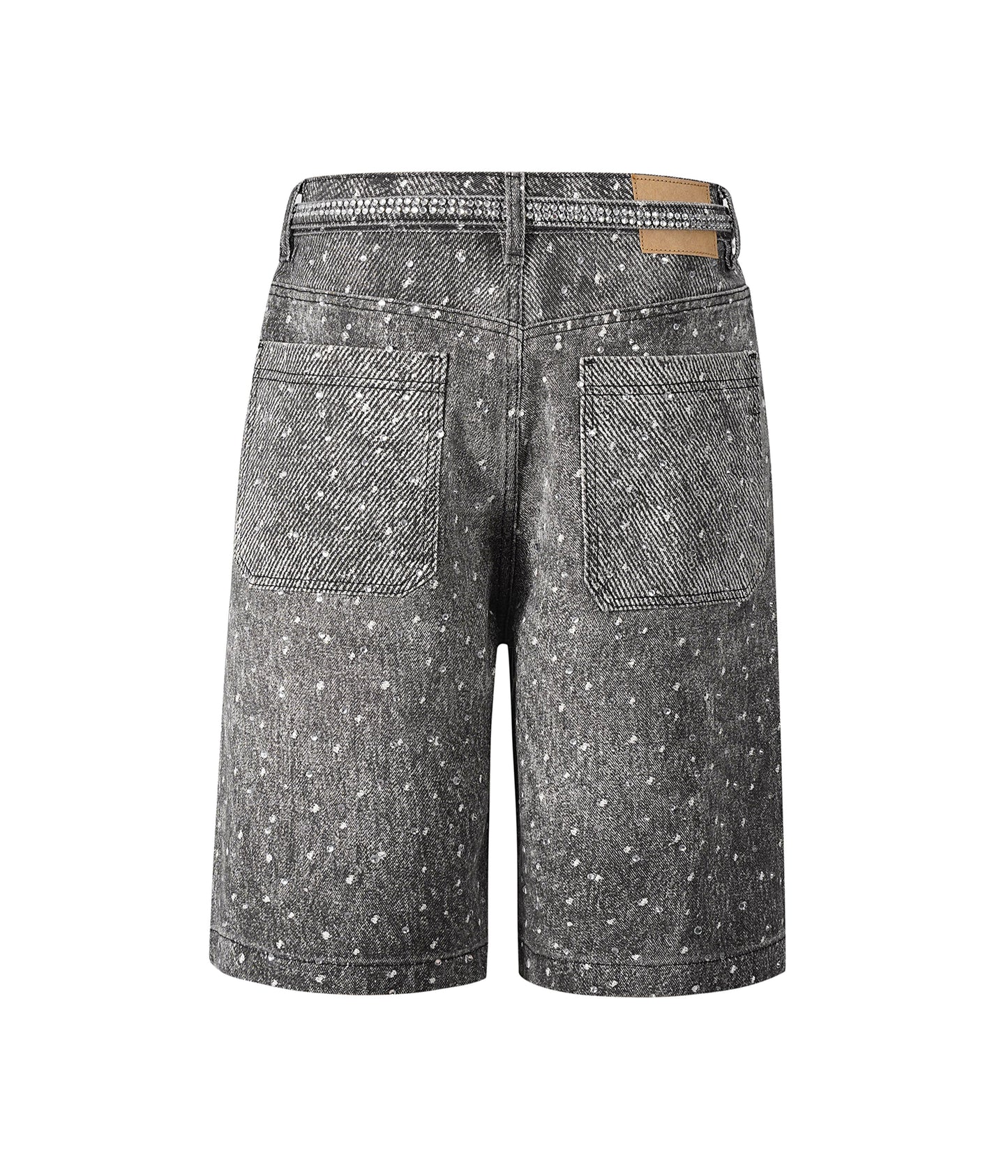 NOIR RHINESTONE SHORTS