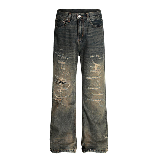 CLASSIC DISTRESSED DENIM